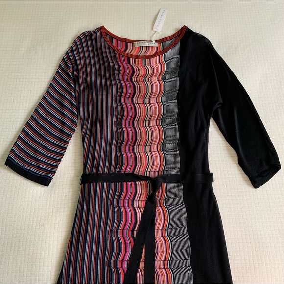 NWT Trina Turk zigzag knit dress - Picture 5 of 16